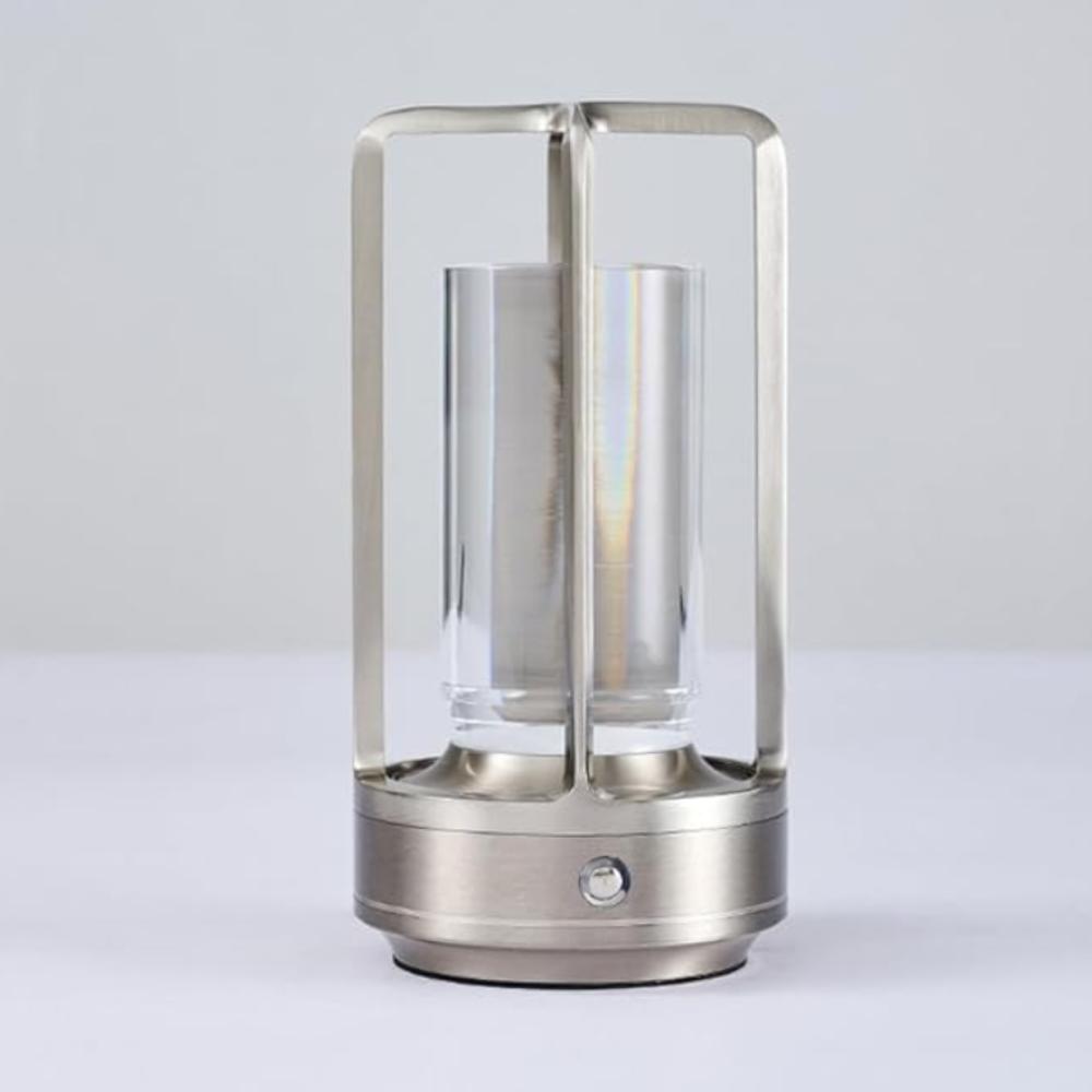 Led Crystal Table Lantern Lamp Outdoor Restaurant Bedside Light