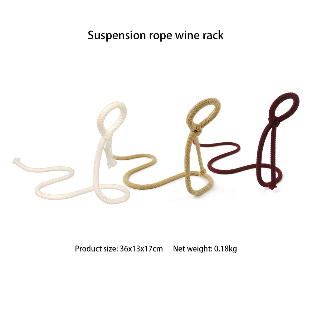 Suspended Rope Wine Bottle 17cm