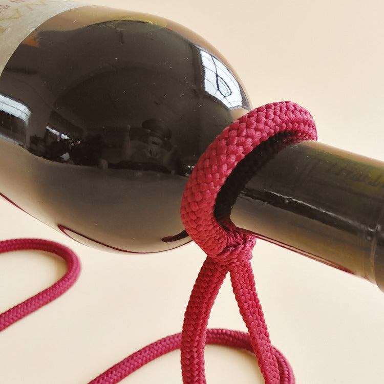 Suspended Rope Wine Bottle 17cm