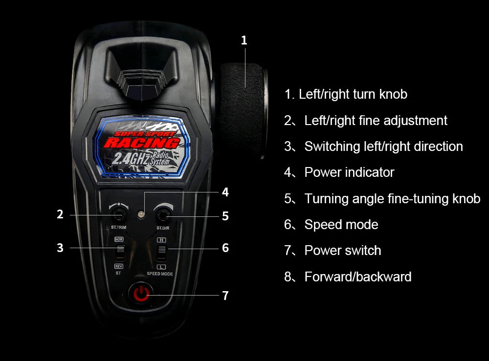 KF11 4WD Brushless RC Car Off-Road Racing Truck with 33KM/H Speed