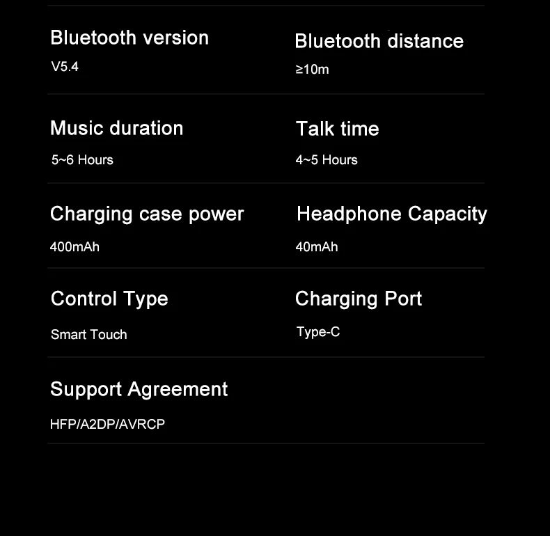 Samsung-Compatible Wireless Bluetooth Earbuds – Long Battery Life For Galaxy S24 S23 S22 Ultra