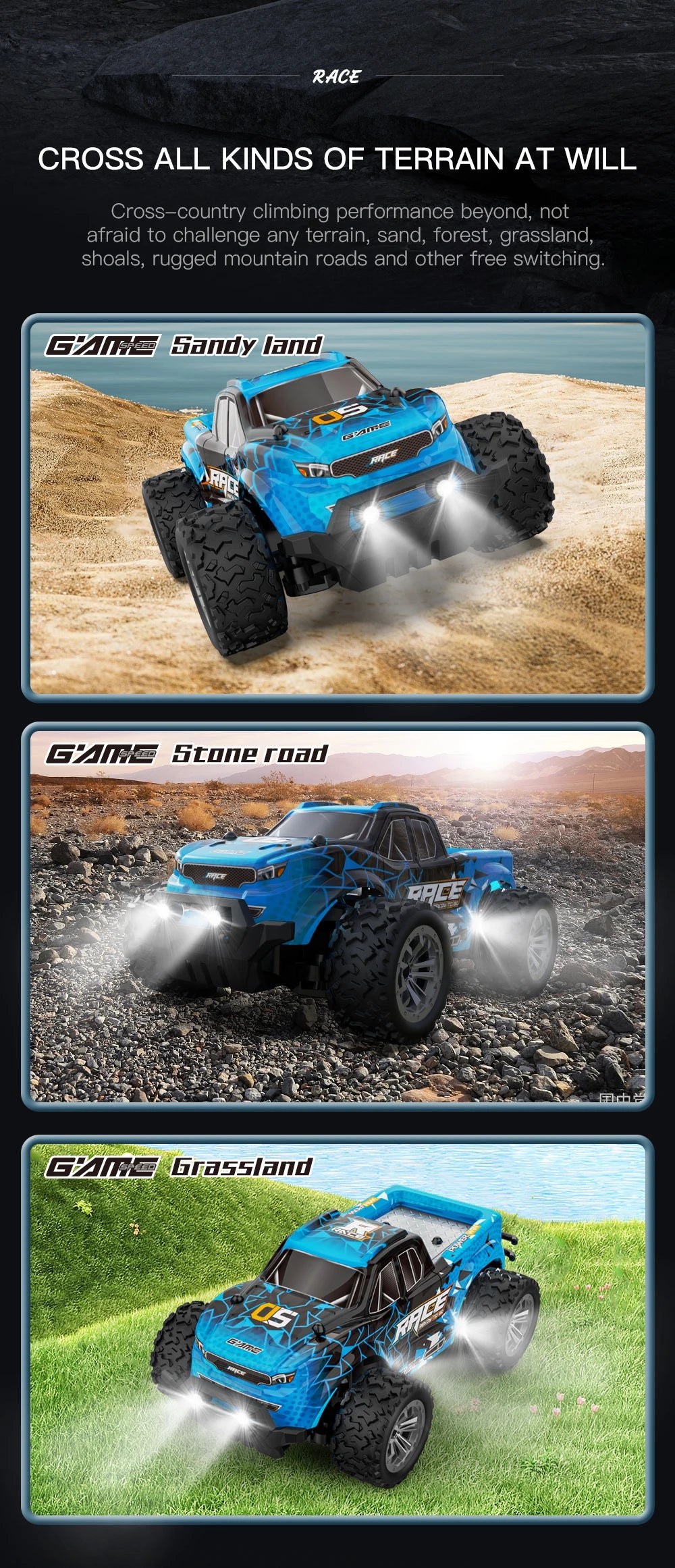 KF11 4WD Brushless RC Car Off-Road Racing Truck with 33KM/H Speed