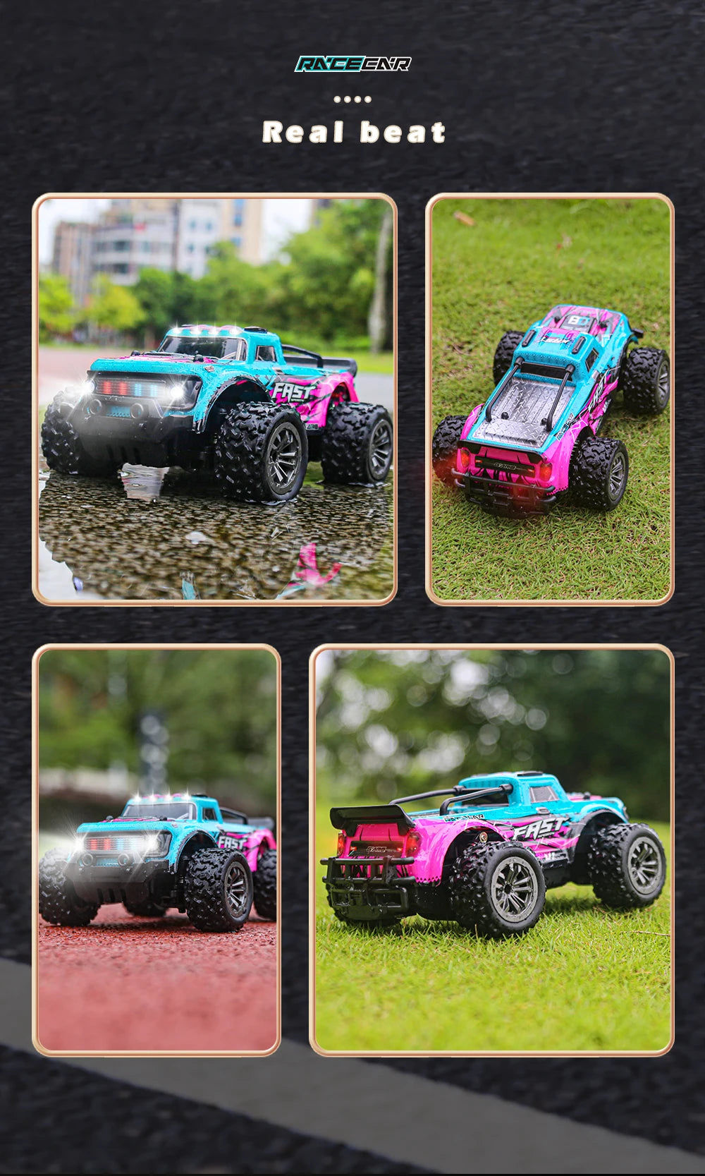 KF11 4WD Brushless RC Car Off-Road Racing Truck with 33KM/H Speed