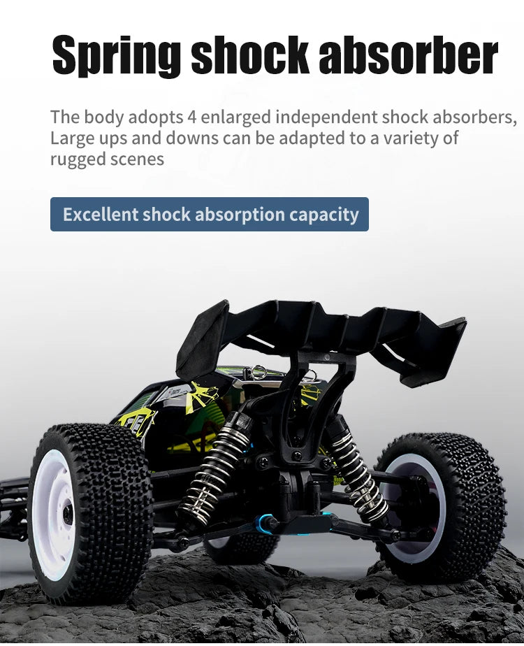 SCY 1:16 4WD 70KM/H or 50KM/H Brushless RC Drift Truck with LED Lights