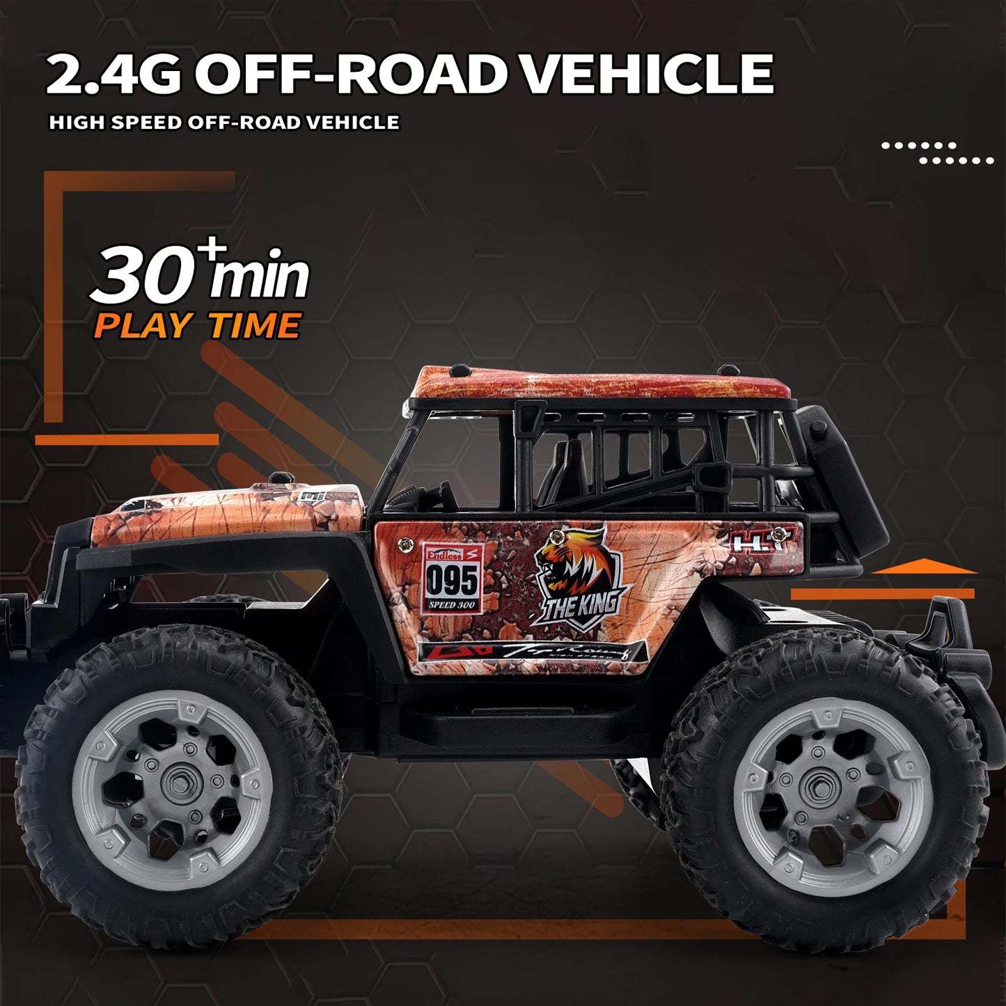 JJRC Q181 RC Monster Truck 1:20 – 30KM/H, 2.4GHz, All-Terrain Racing Car