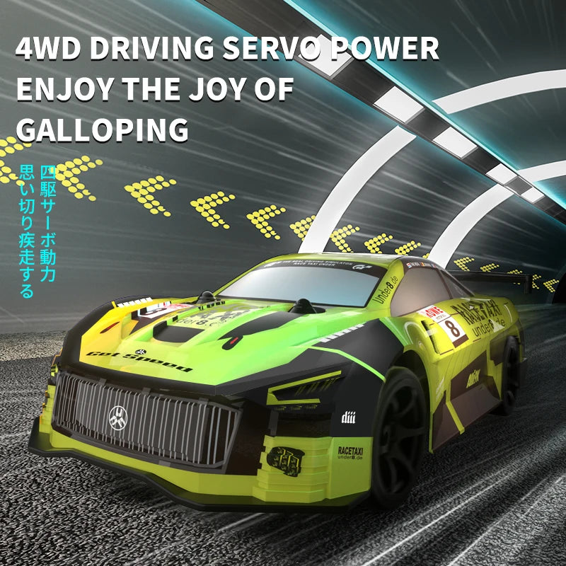 JJRC Q165 1/18 4WD Drift RC Car – 25KM/H, 2.4GHz Remote, Rechargeable