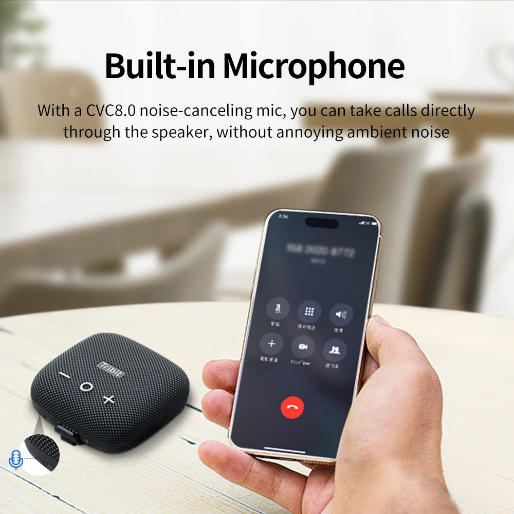 Tribit StormBox Micro 2 Bluetooth Speaker with Deep Bass & Strap – IP67 Waterproof