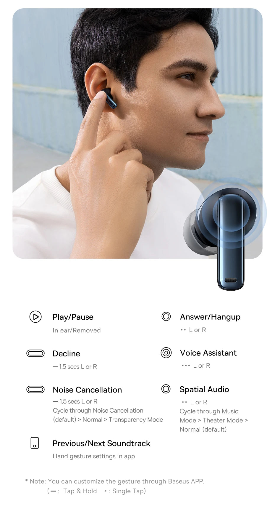 Baseus Bowie M2s Wireless Earbuds – 3D Spatial Audio, 30H Battery Life