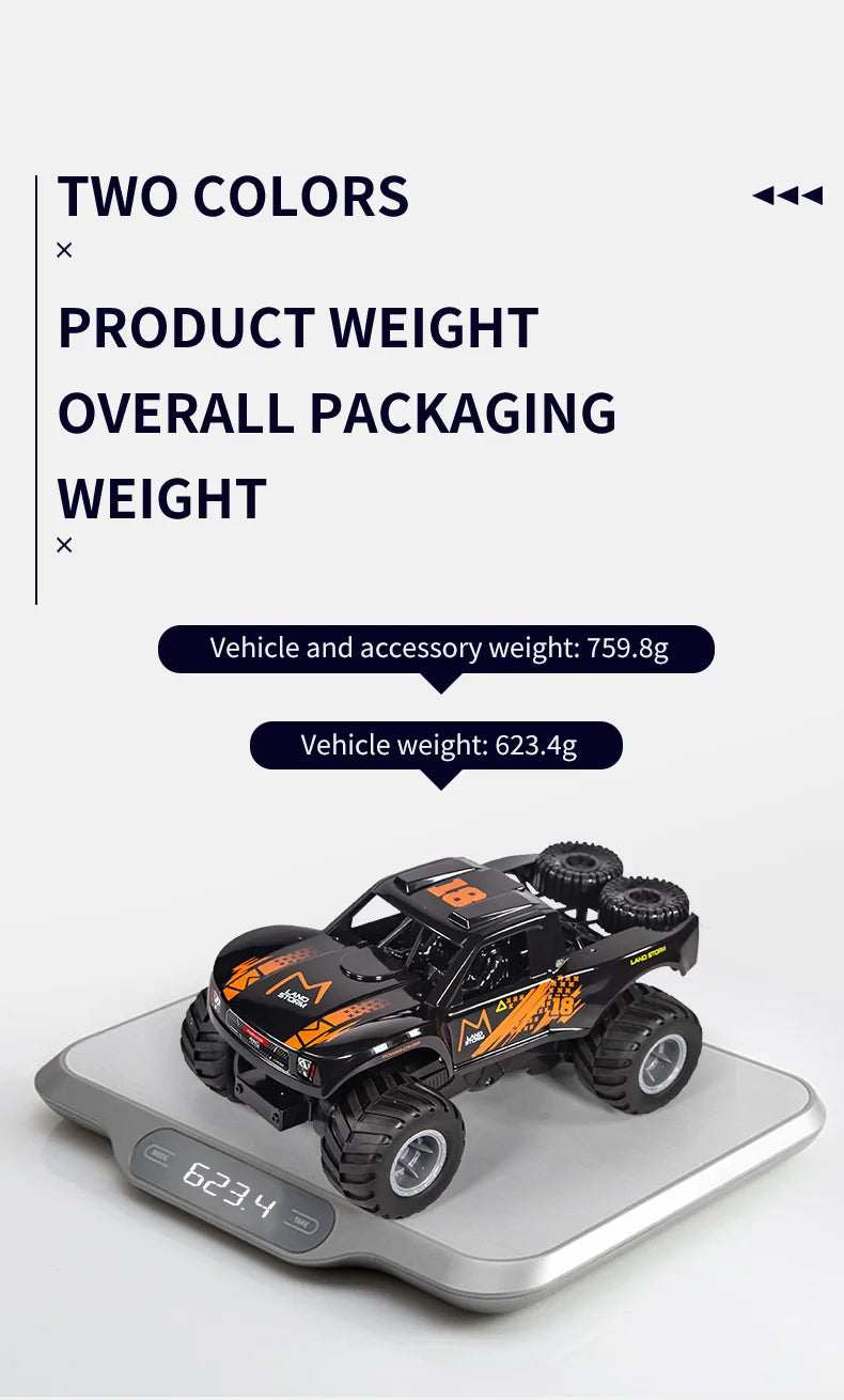 JJRC 4WD Amphibious RC Car – Waterproof, Off-Road, Stunt Climbing Truck