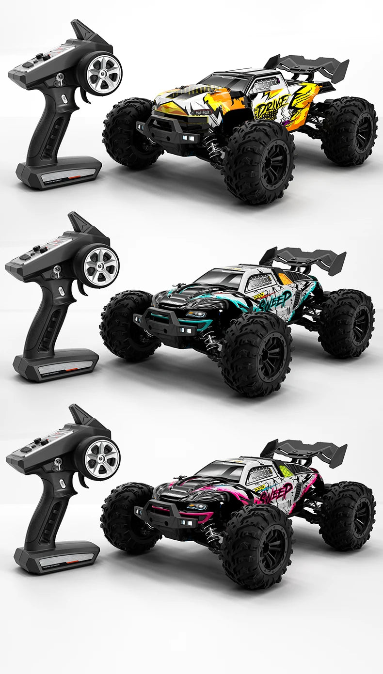 SCY 1:16 4WD 70KM/H or 50KM/H Brushless RC Drift Truck with LED Lights