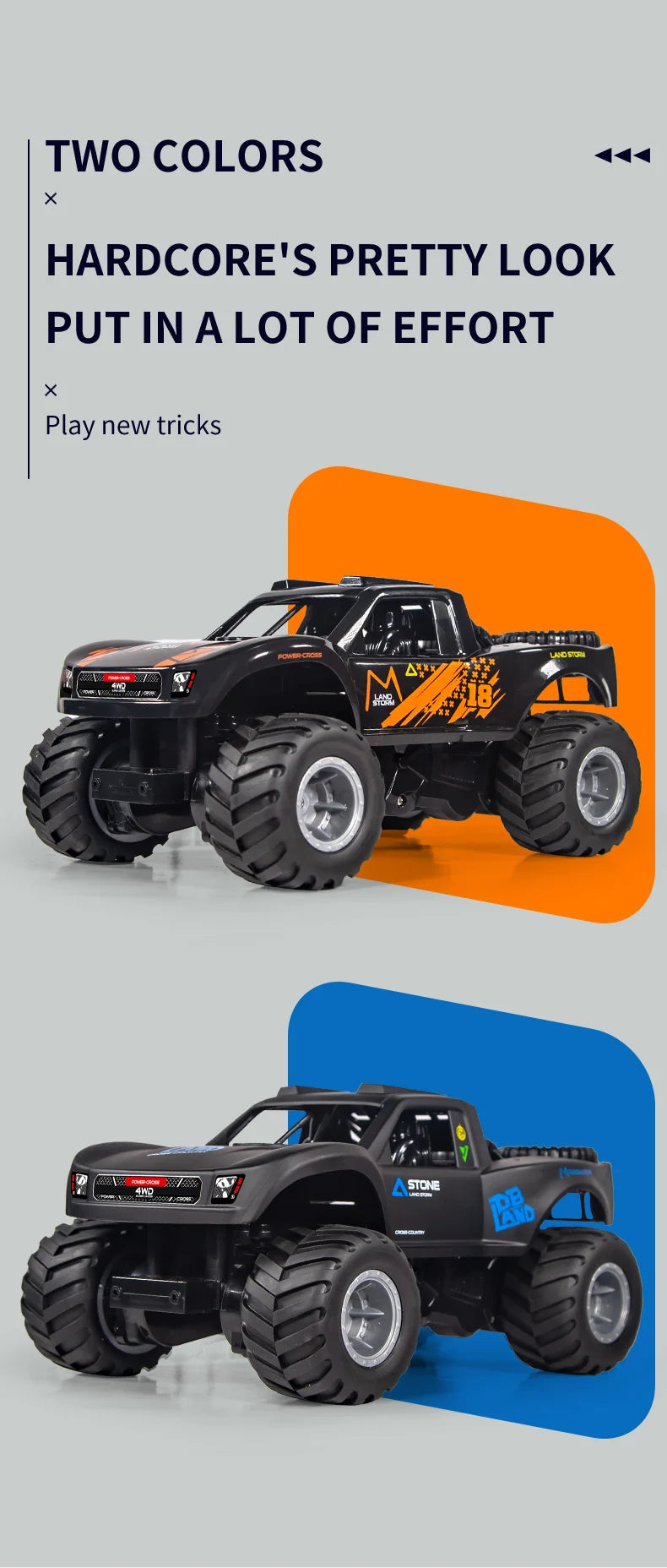 JJRC 4WD Amphibious RC Car – Waterproof, Off-Road, Stunt Climbing Truck