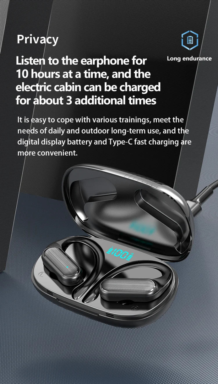 BOSE bye A520 TWS Bluetooth Earphones with Ear Hooks & Waterproof Design