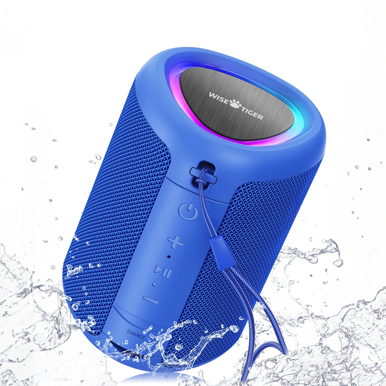 WISETIGER DEEYAPLE A46 Mini Bluetooth Speaker – TWS, LED, 10W Bass, IPX4 Waterproof