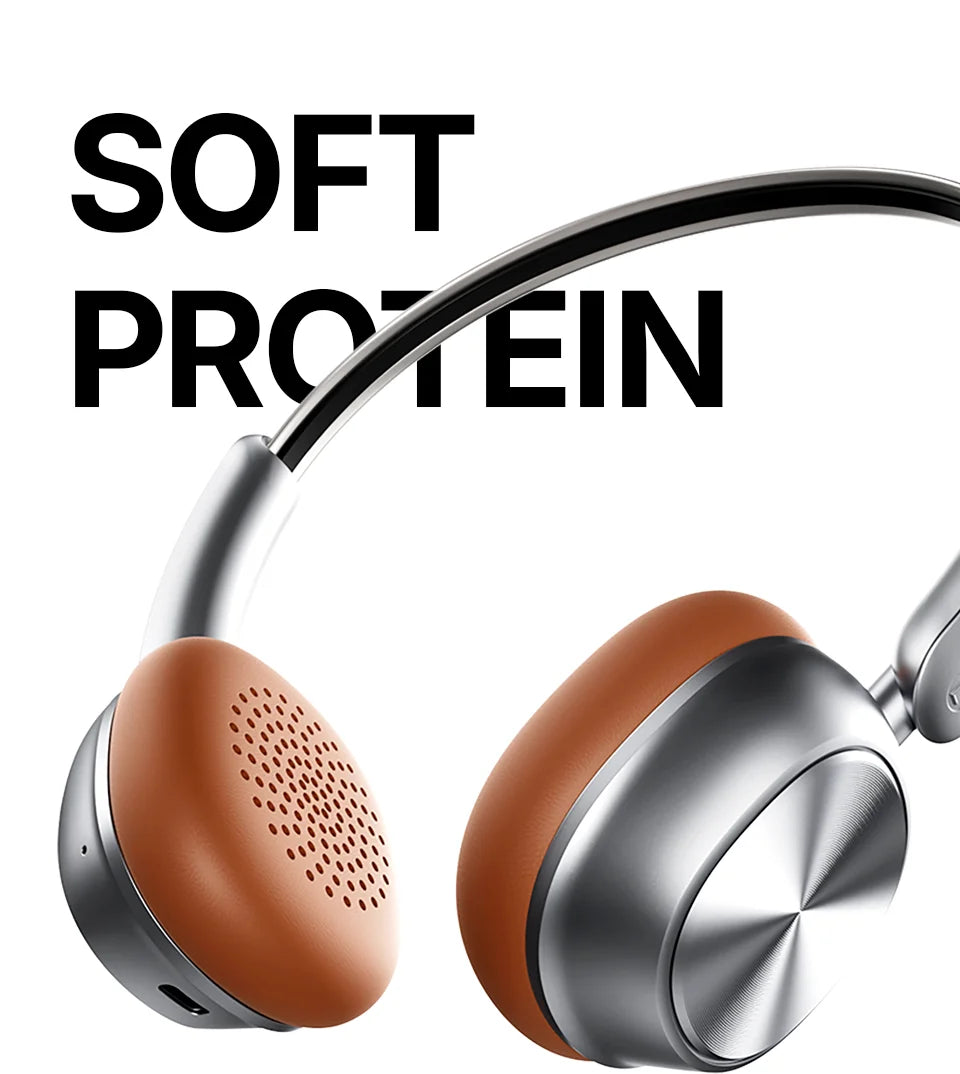 Retro Bluetooth 5.4 Headphones – HiFi Sound, Noise Cancelling, 60H Playtime