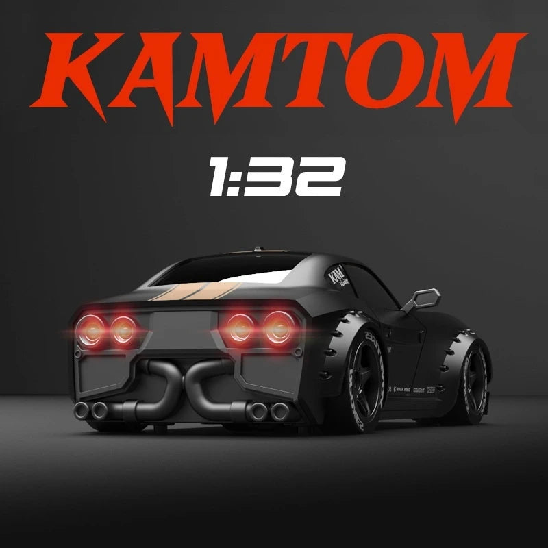 KAMTOM 1/32 4WD RC Drift Car – 30KM/H, Gyro Stabilization, LED Lights