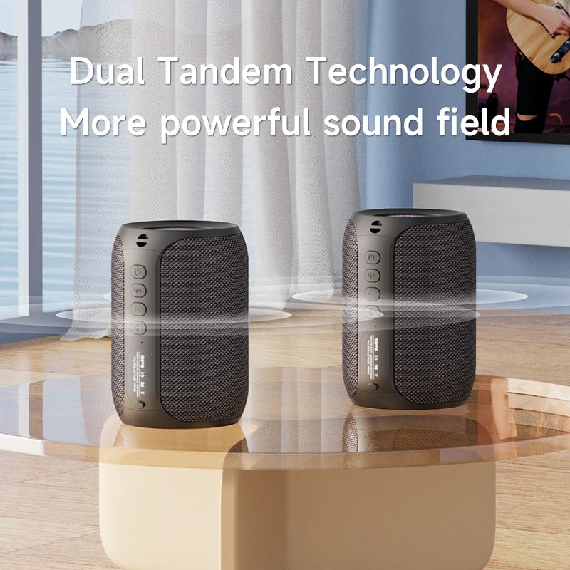 Zealot S32PRO Bluetooth 5.2 Waterproof Speaker with 15W Bass & LED