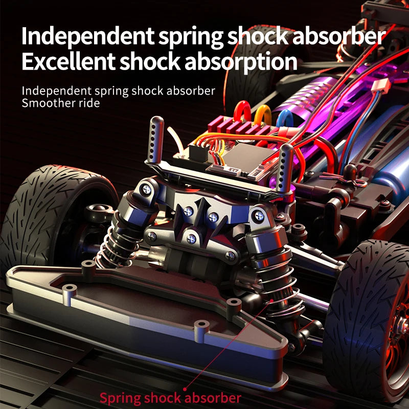 SG216 MAX 1:16 70KM/H 4WD RC Drift Car with LED & Spare Drift Wheelsconsumer
