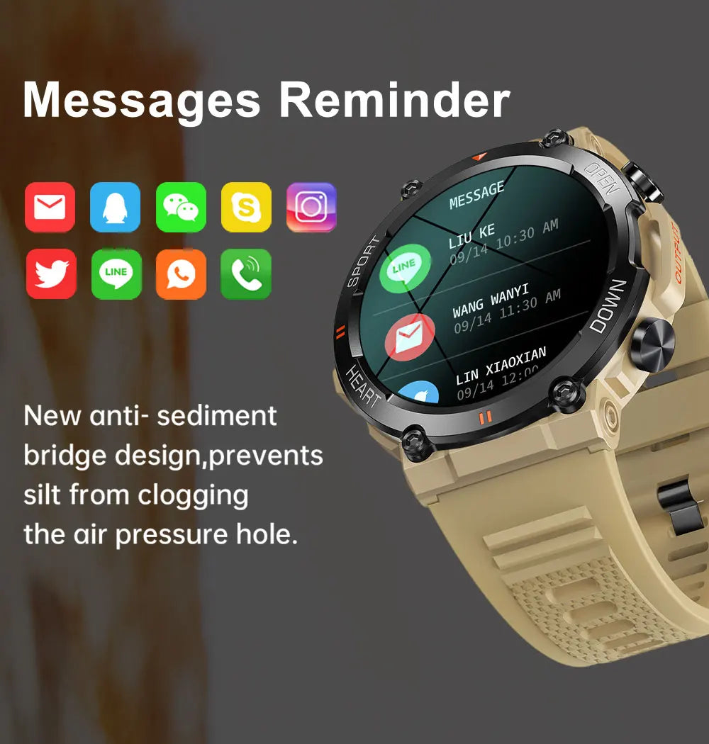 MEVADEN MD56 Smartwatch – Bluetooth Calling, Heart/BP Monitor, 5-Day Battery