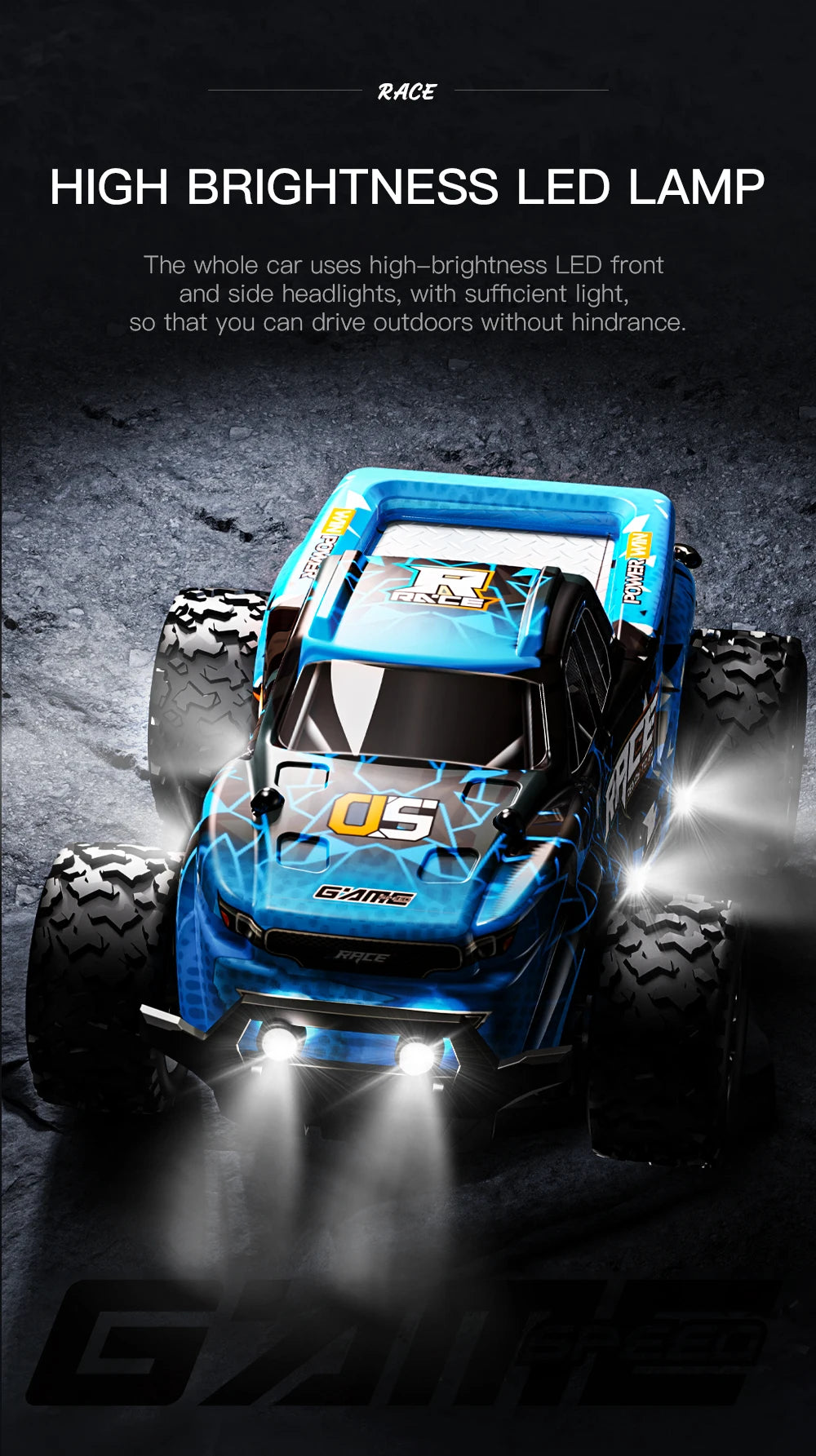 KF11 4WD Brushless RC Car Off-Road Racing Truck with 33KM/H Speed