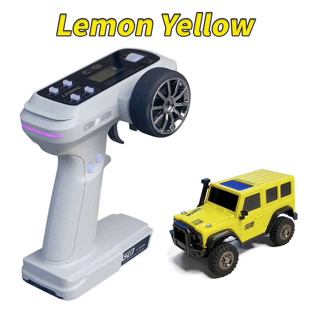 LDARC X43 1:43 Mini RC 4WD Desktop Crawler Car for Adults & Kids