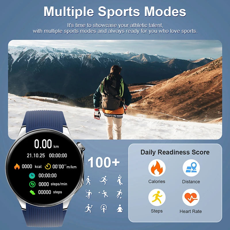 HD Watch X Pro Smartwatch with 30-Day Battery, and NFC