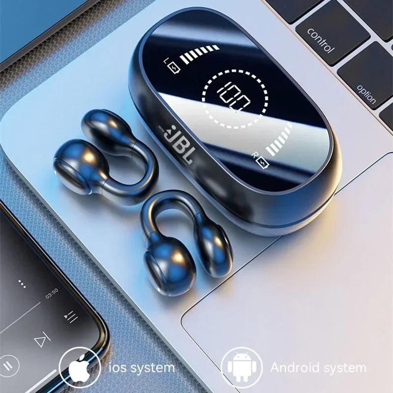 JBL M47 Bone Conduction Earbuds – 360° Surround, 24H Playback, Waterproof