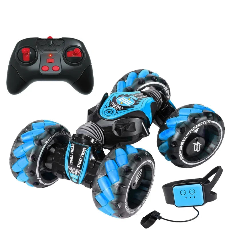 86A 1:12 4WD RC Gesture-Control Stunt Car with Music & Lights
