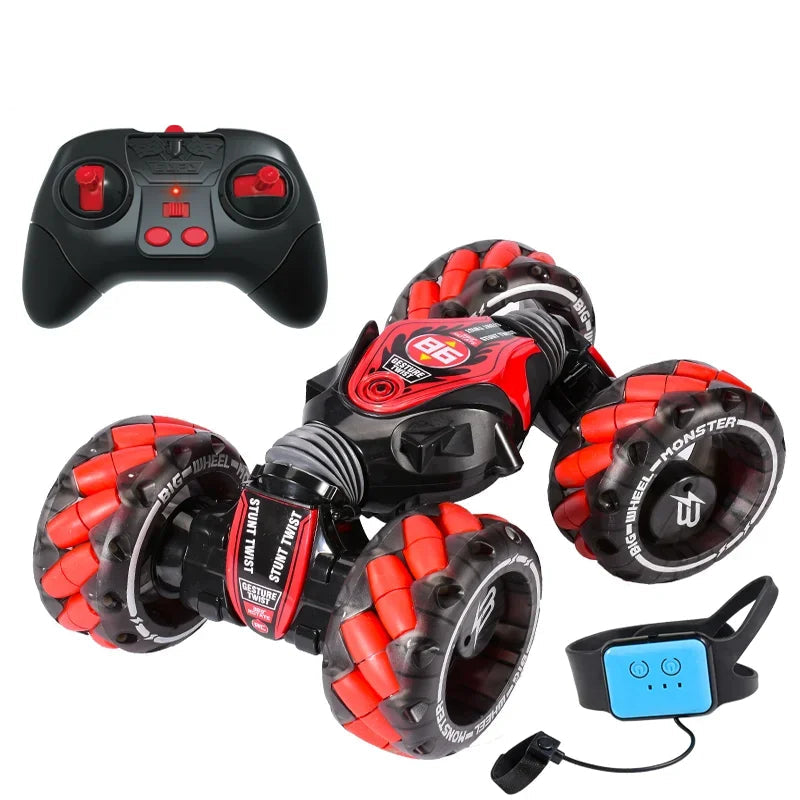 86A 1:12 4WD RC Gesture-Control Stunt Car with Music & Lights