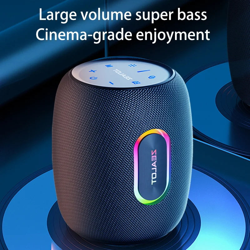 ZEALOT S64 50W Outdoor Bluetooth Speaker with Subwoofer & 14400mAh Battery – IPX6 Waterproof