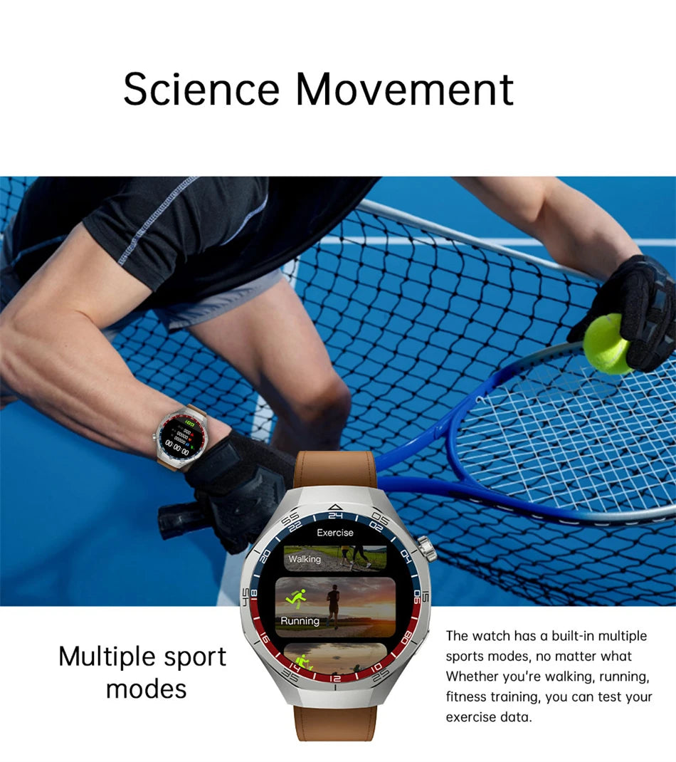 GT5 Pro Smartwatch AI Tech 1.43 AMOLED GPS 1GB Memory NFC Health Fitness Tracker