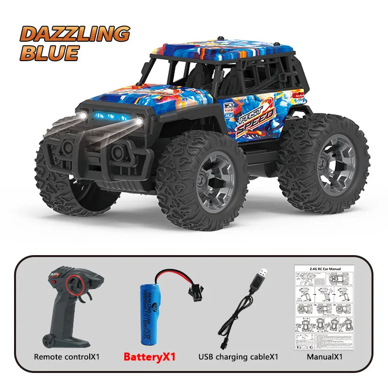JJRC Q181 RC Monster Truck 1:20 – 30KM/H, 2.4GHz, All-Terrain Racing Car