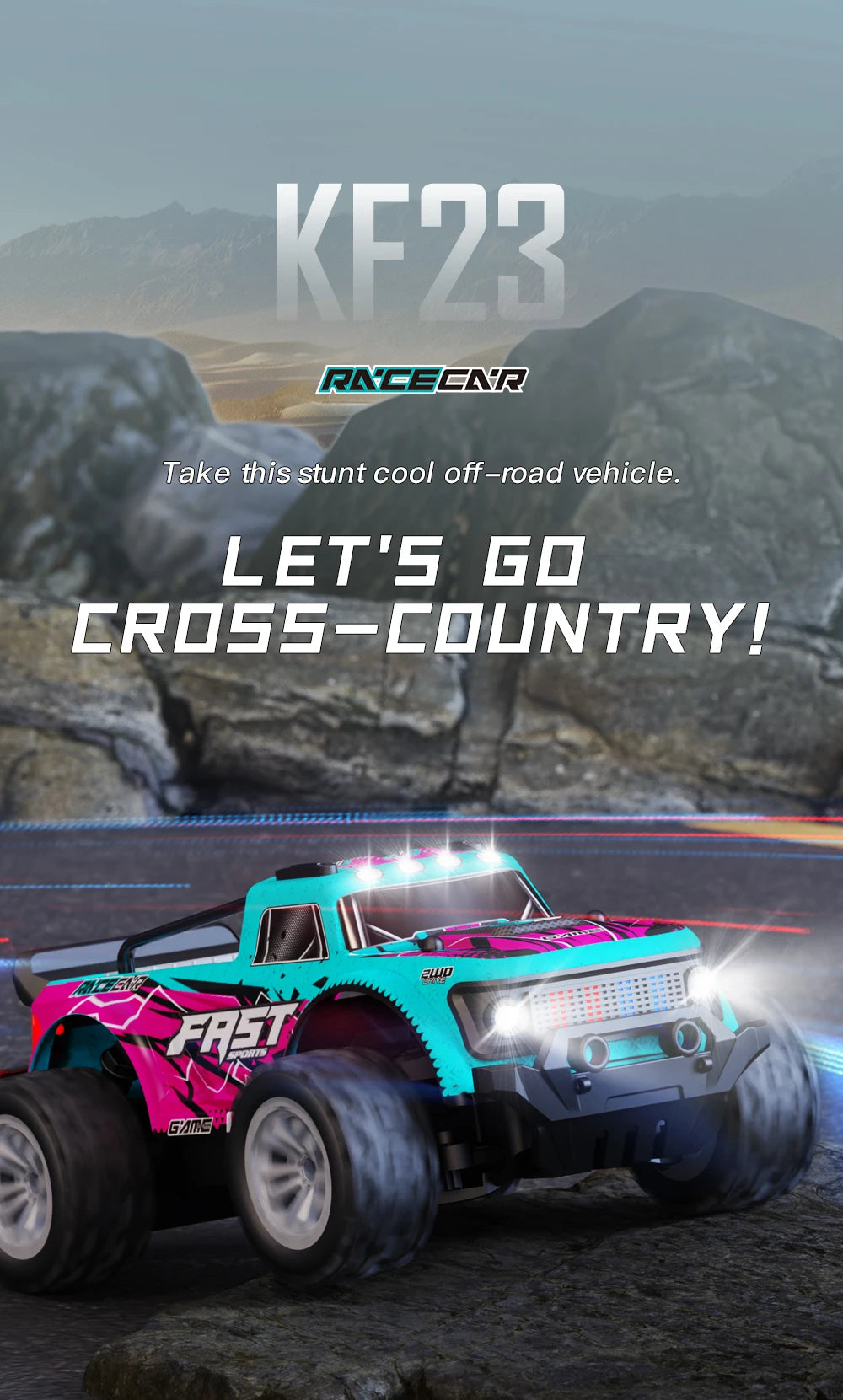 KF11 4WD Brushless RC Car Off-Road Racing Truck with 33KM/H Speed