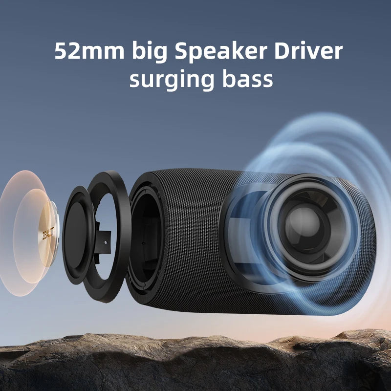 Zealot S32 Mini Bluetooth Speaker with Bass, FM, TF & TWS Support