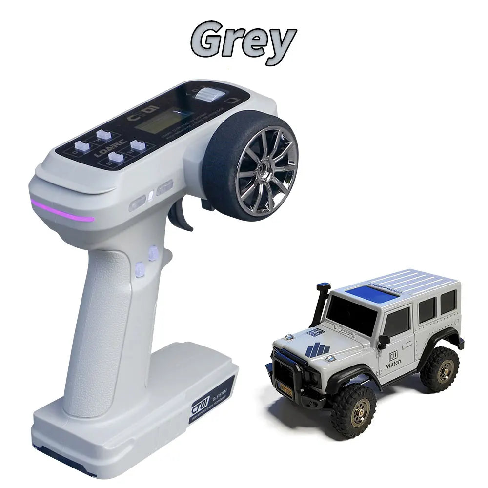 LDARC X43 1:43 Mini RC 4WD Desktop Crawler Car for Adults & Kids