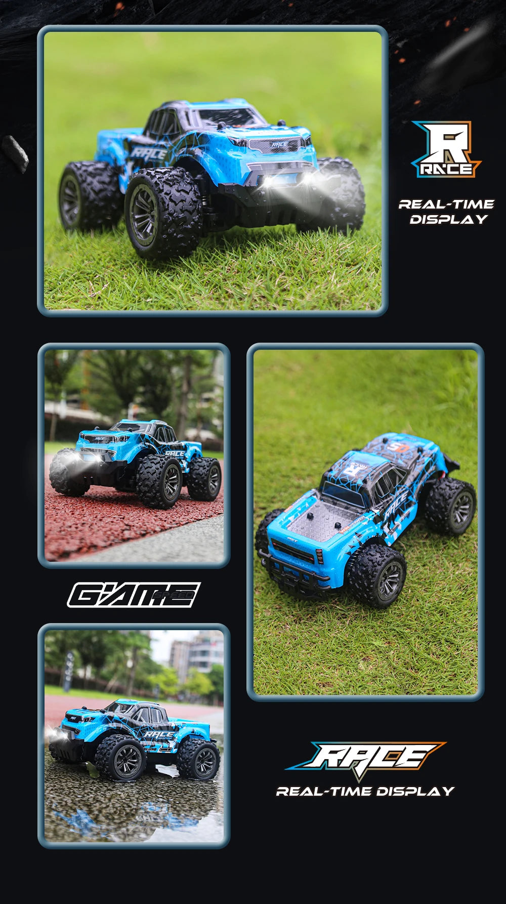 KF11 4WD Brushless RC Car Off-Road Racing Truck with 33KM/H Speed