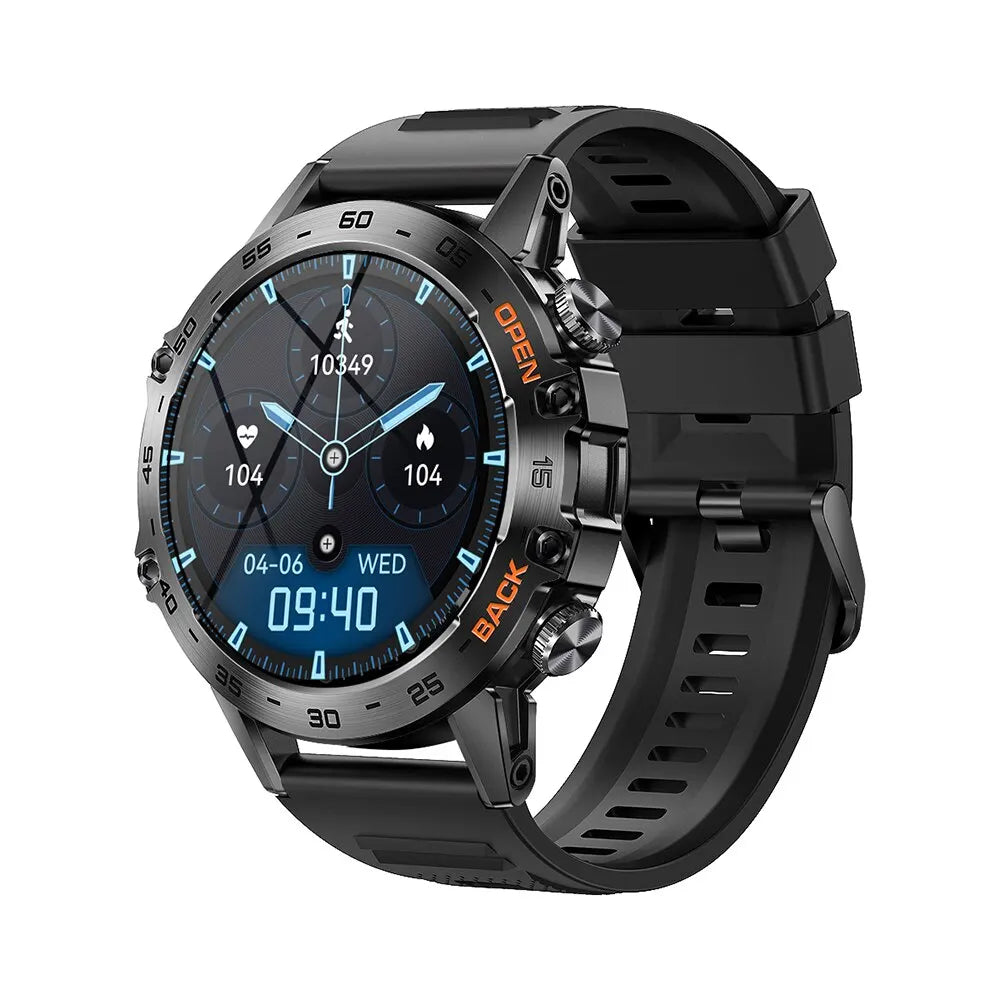 Men Smart Watches for iOS Android MD52 Sports Fitness Tracker Waterproof 1.39