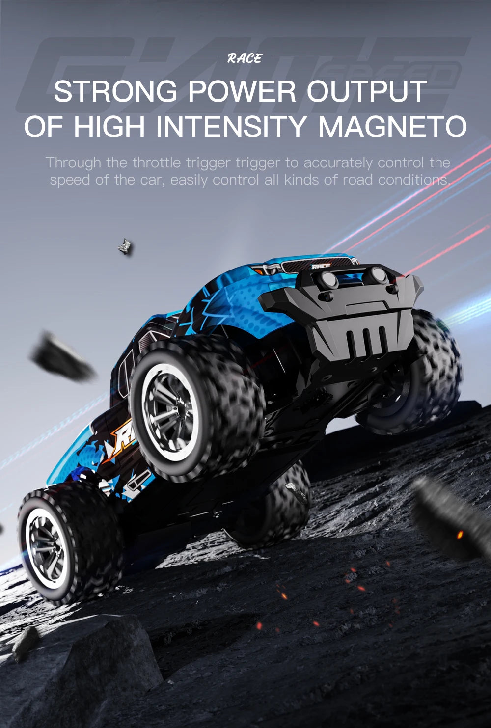 KF11 4WD Brushless RC Car Off-Road Racing Truck with 33KM/H Speed