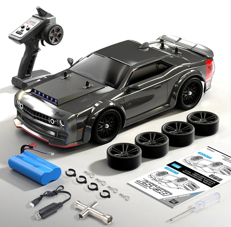 SG216 MAX 1:16 70KM/H 4WD RC Drift Car with LED & Spare Drift Wheelsconsumer
