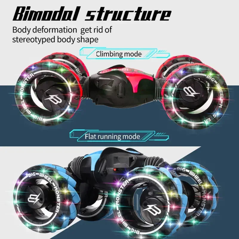 86A 1:12 4WD RC Gesture-Control Stunt Car with Music & Lights
