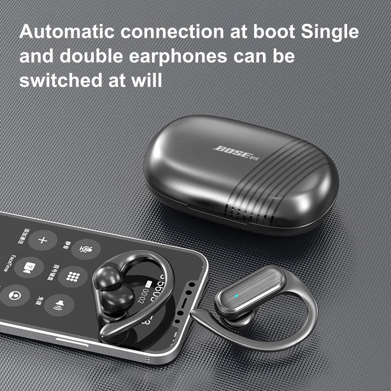 BOSE bye A520 TWS Bluetooth Earphones with Ear Hooks & Waterproof Design
