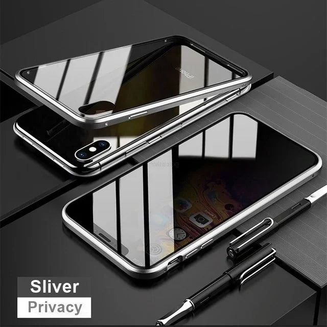 Privacy Metal iPhone Case 360 Magnetic Anti-Spy