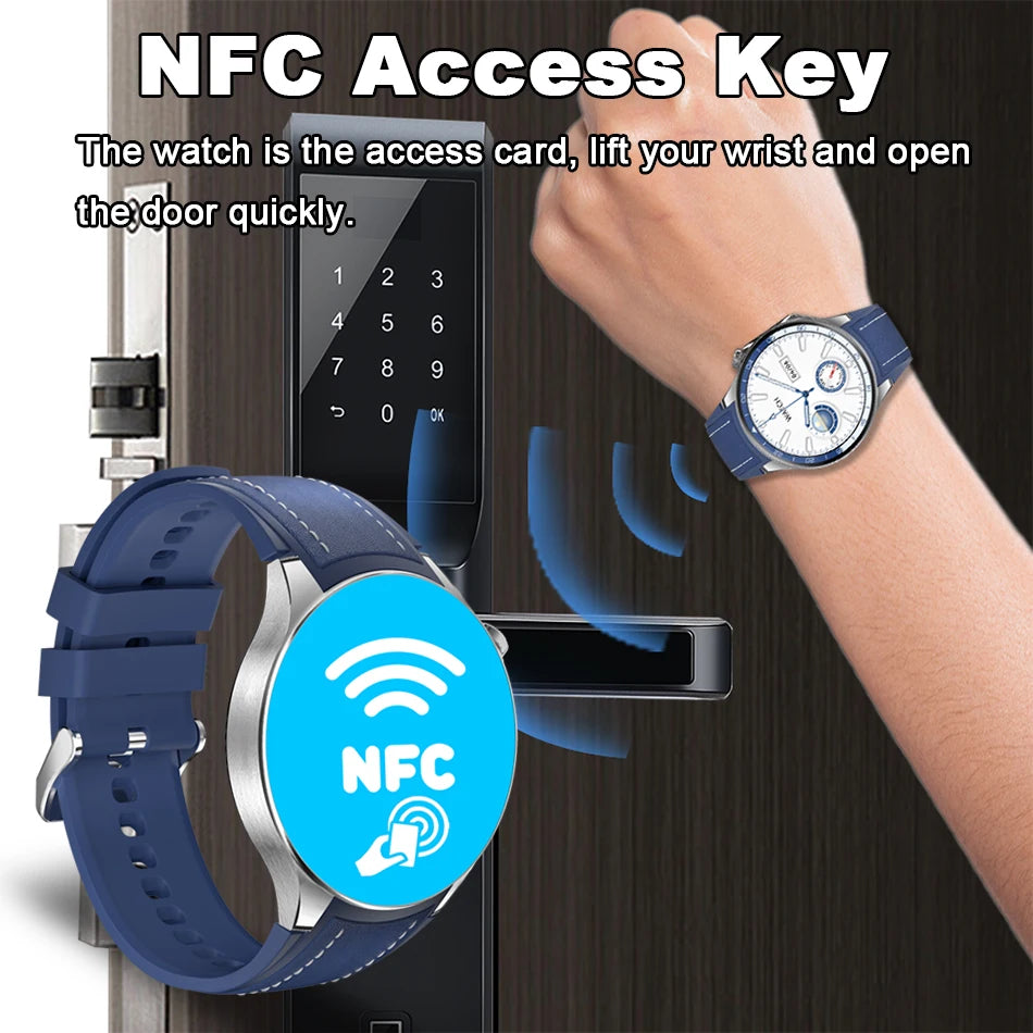 HD Watch X Pro Smartwatch with 30-Day Battery, and NFC