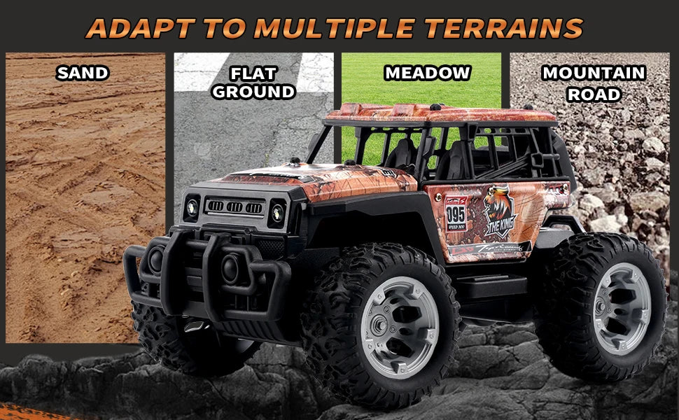 JJRC Q181 RC Monster Truck 1:20 – 30KM/H, 2.4GHz, All-Terrain Racing Car
