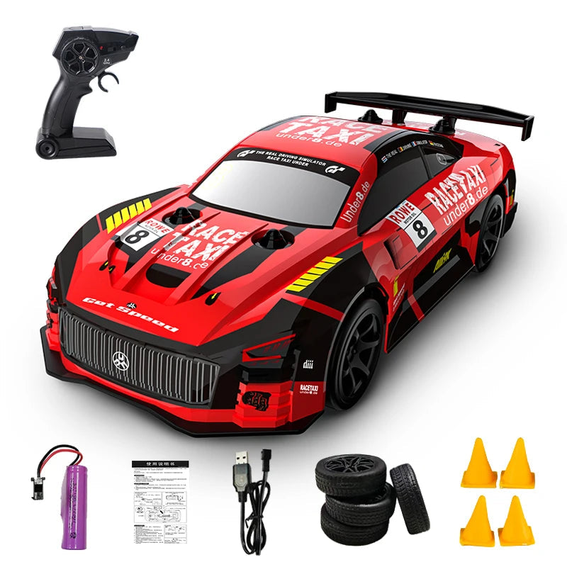 JJRC Q165 1/18 4WD Drift RC Car – 25KM/H, 2.4GHz Remote, Rechargeable