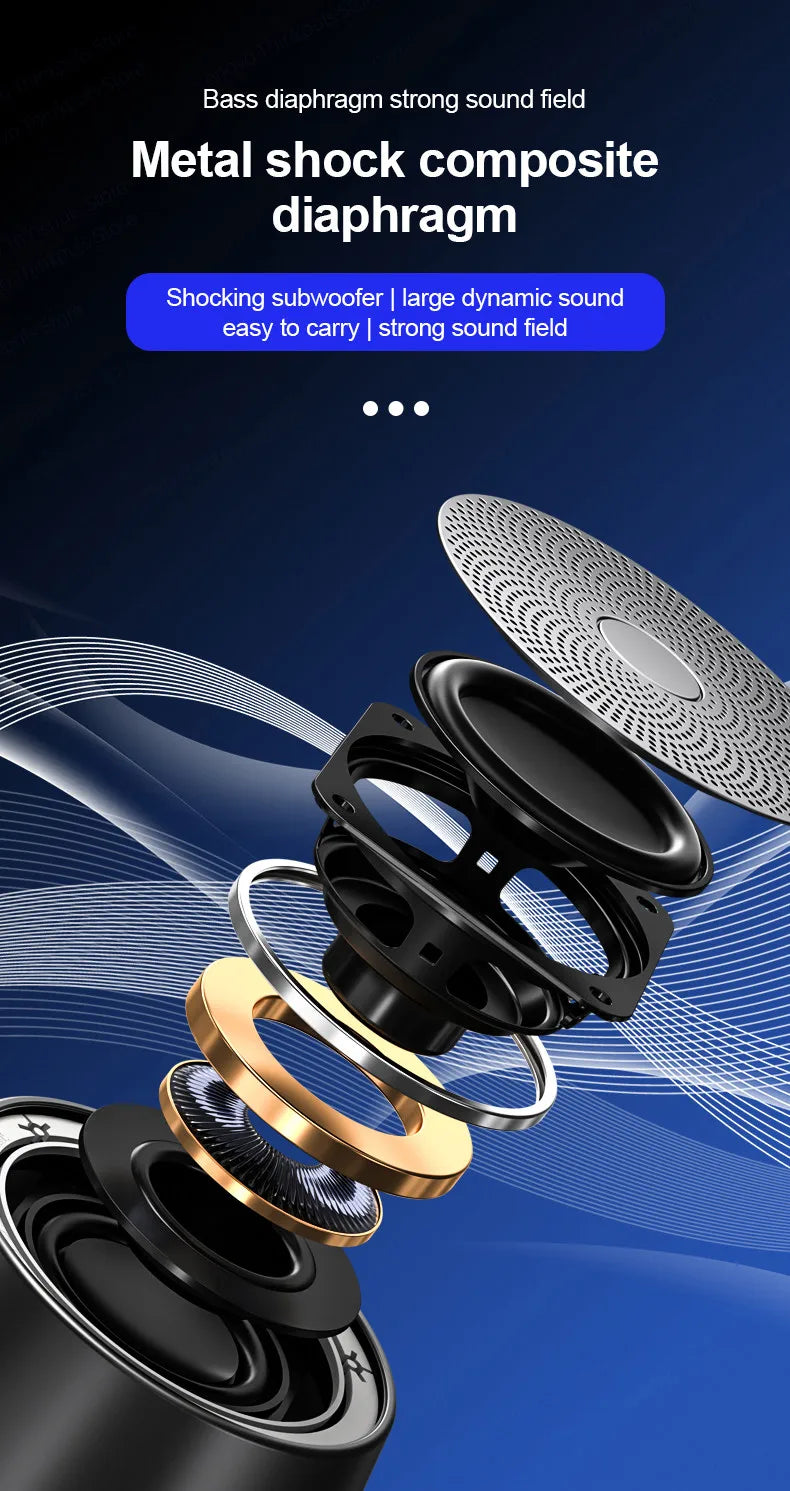 Lenovo K3 Pro Bluetooth 5.0 Waterproof Portable Speaker with 1200mAh Battery