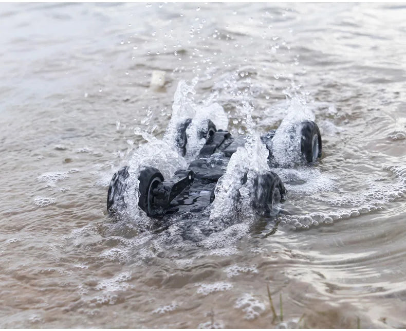 JJRC 4WD Amphibious RC Car – Waterproof, Off-Road, Stunt Climbing Truck