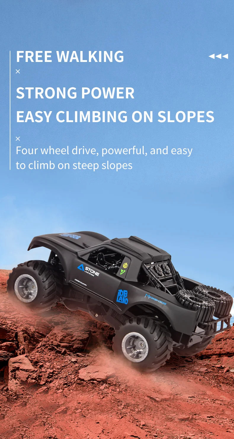 JJRC 4WD Amphibious RC Car – Waterproof, Off-Road, Stunt Climbing Truck