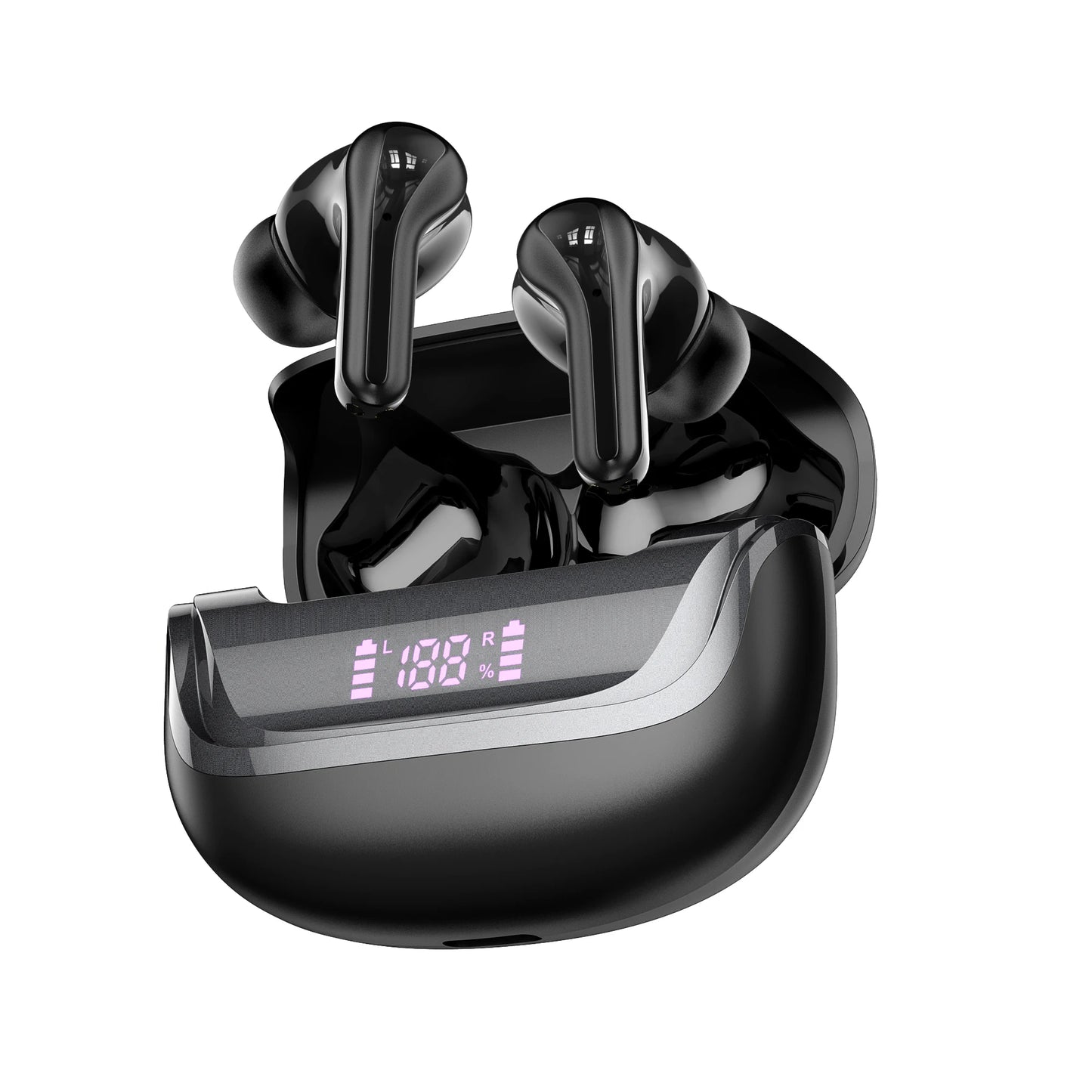 Wireless ENC Earbuds, Bluetooth 5.4, 40Hr Play Time True Bass