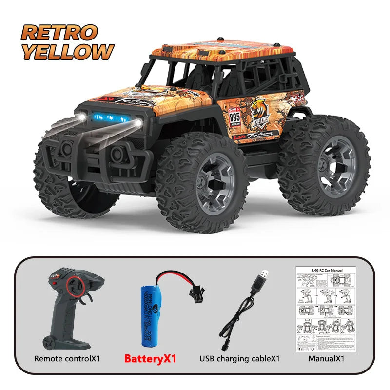 JJRC Q181 RC Monster Truck 1:20 – 30KM/H, 2.4GHz, All-Terrain Racing Car
