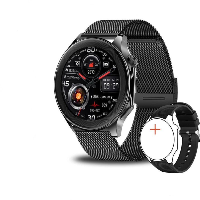Smart Watch X 1.43” AMOLED, Health Monitor, 7-Day Battery, for Oppo